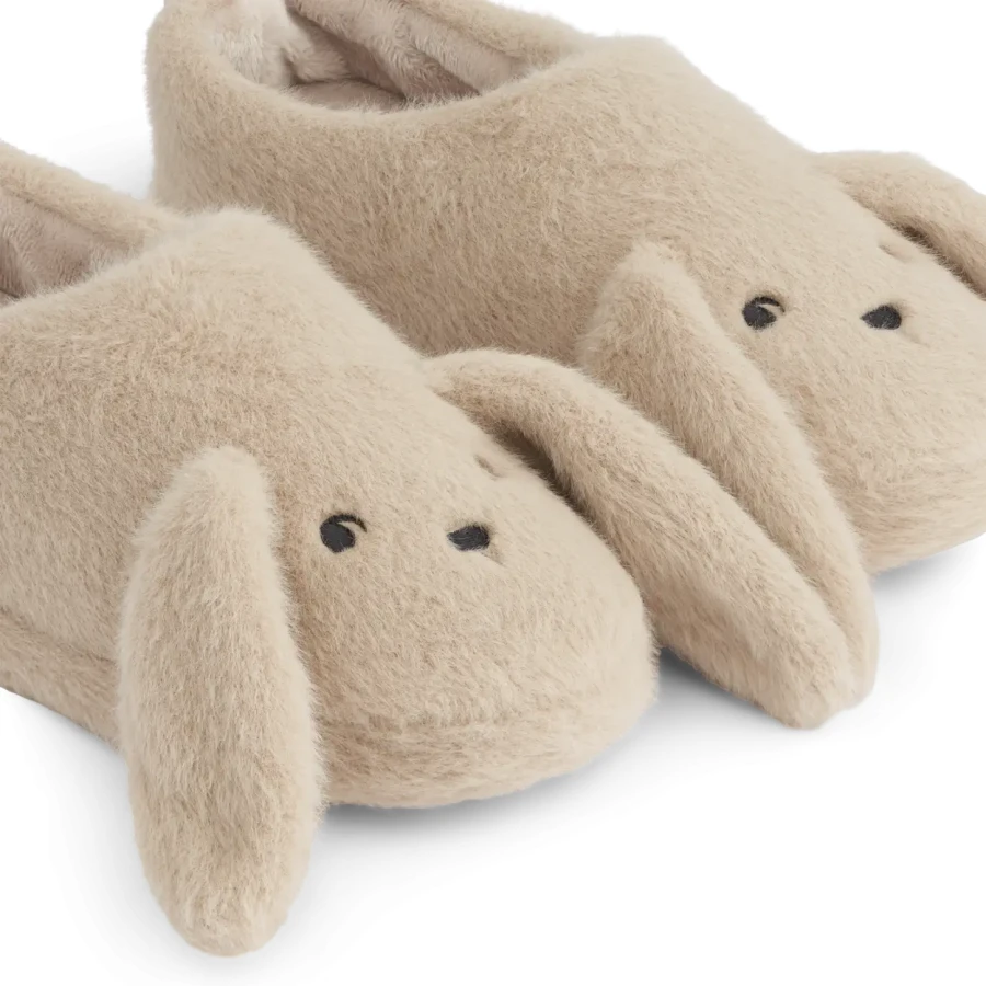 Pluszowe kapcie Aviaja Rabbit - mist / Liewood