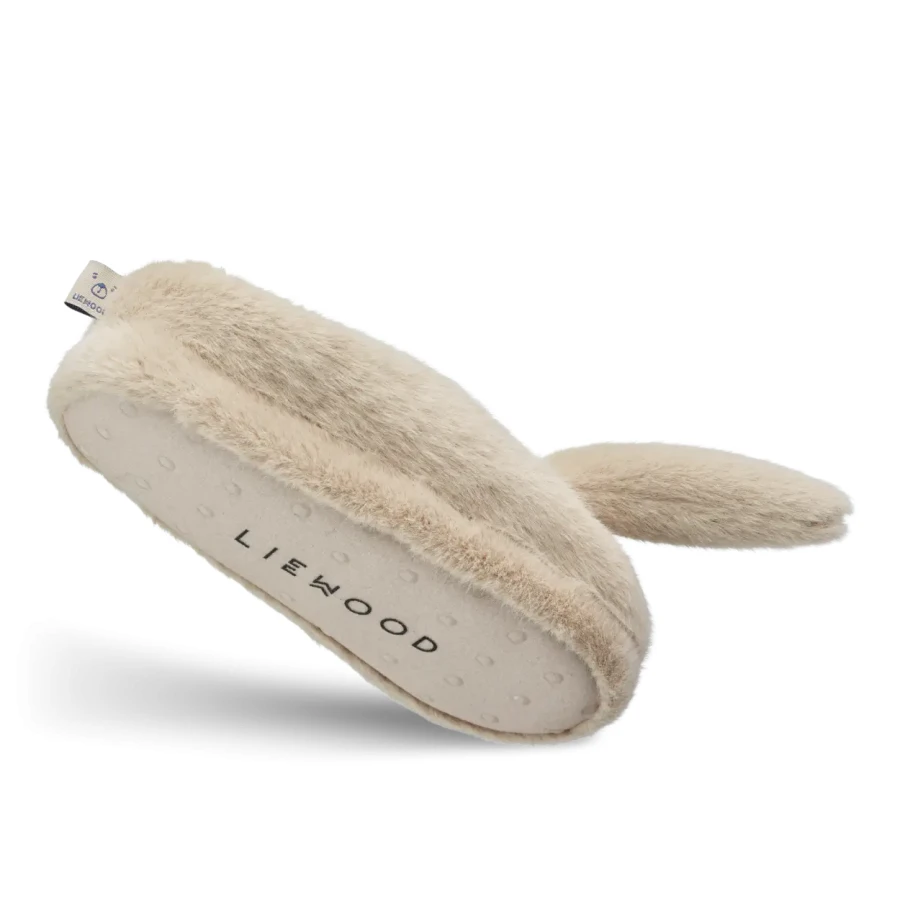 Pluszowe kapcie Aviaja Rabbit - mist / Liewood