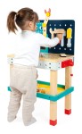 Duży stolik warsztat drewniany magnetyczny Robot Brico ‘Kids 3+ / Janod