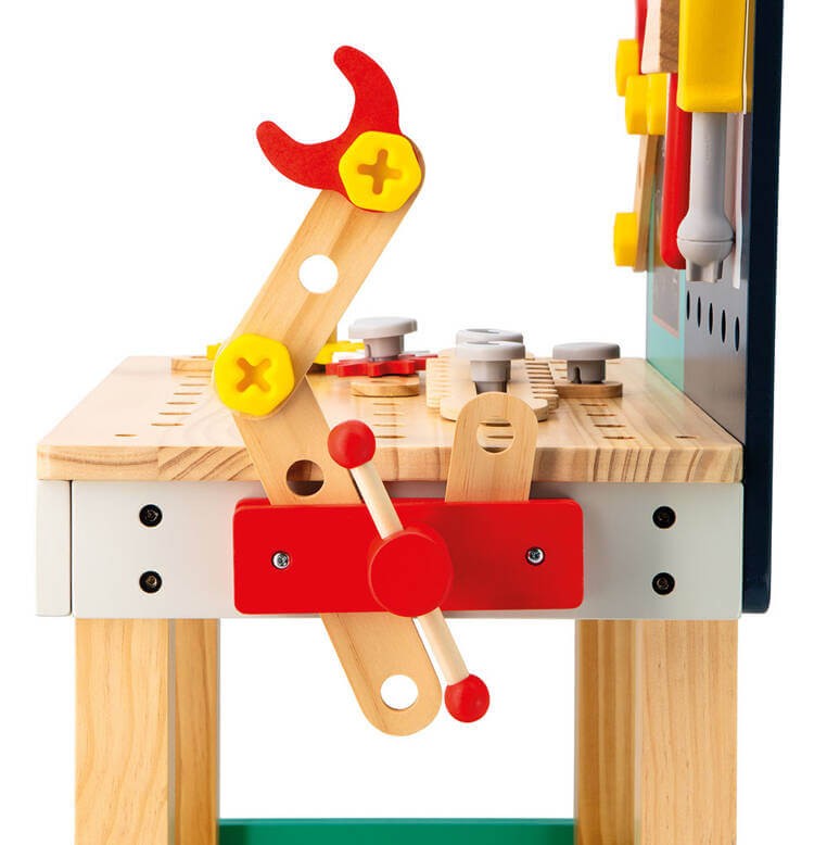 Duży stolik warsztat drewniany magnetyczny Robot Brico ‘Kids 3+ / Janod