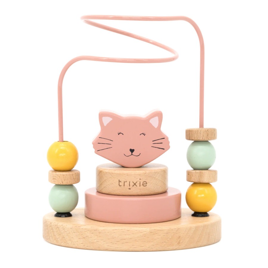 Labirynt z drewnianymi koralikami Kot / Trixie