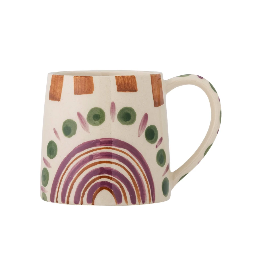 Dziecięcy kubek z kamionki - Shama, zielony / Bloomingville Mini