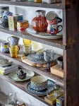 Dziecięcy kubek z kamionki - Florist, czerwony, 2 szt. / Bloomingville Mini
