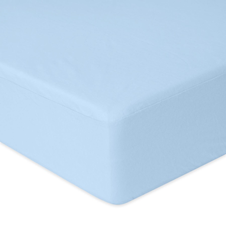 Prześcieradło nieprzemakalne i oddychające BAMBOO 60x120, błękitne / Babymatex