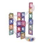 Klocki magnetyczne Ball Run Creative Pack Pastel - 110 el. / Cleverclixx