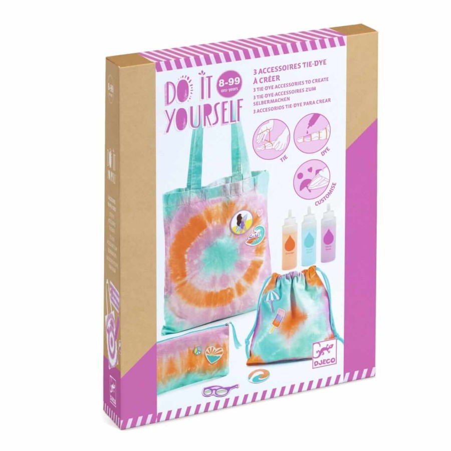 Zrób to sam - FARBOWANIE METODĄ TIE-DYE 8+ / Djeco