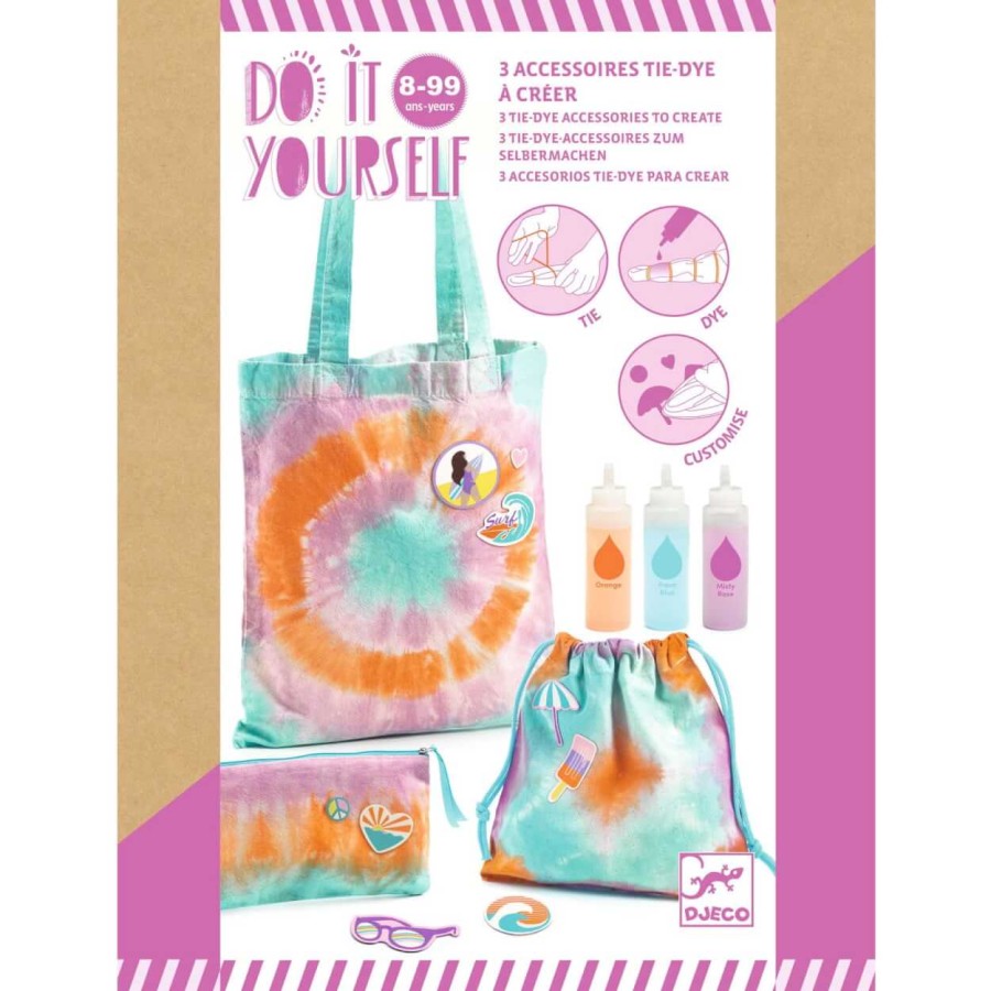 Zrób to sam - FARBOWANIE METODĄ TIE-DYE 8+ / Djeco