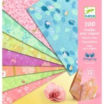 Ozdobne kartki do origami 100 szt. HARU / Djeco