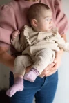Skarpetki niemowlęce Stay-on-Socks, Mauve / KipKep