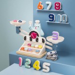 Waga szalkowa Montessori - Głodny Miś, zabawka edukacyjna, 3+ / TOPBRIGHT