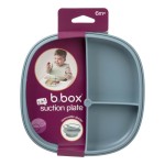 Talerzyk z przyssawką 2 w 1, błękitny / b.box