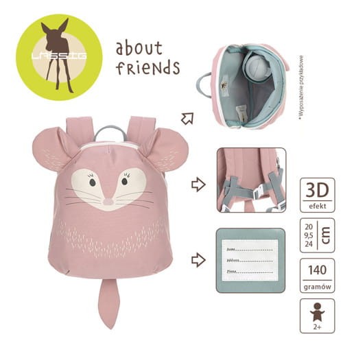 Plecak mini About Friends Szynszyla / Lassig
