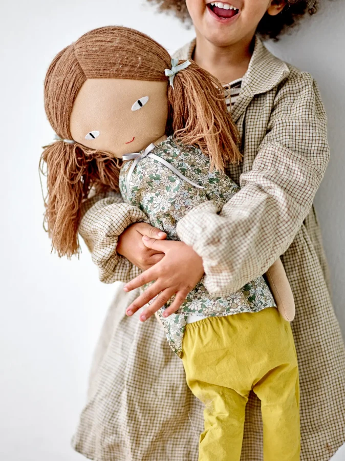 Duża lalka Lilo 87cm - Yellow / Bloomingville Mini