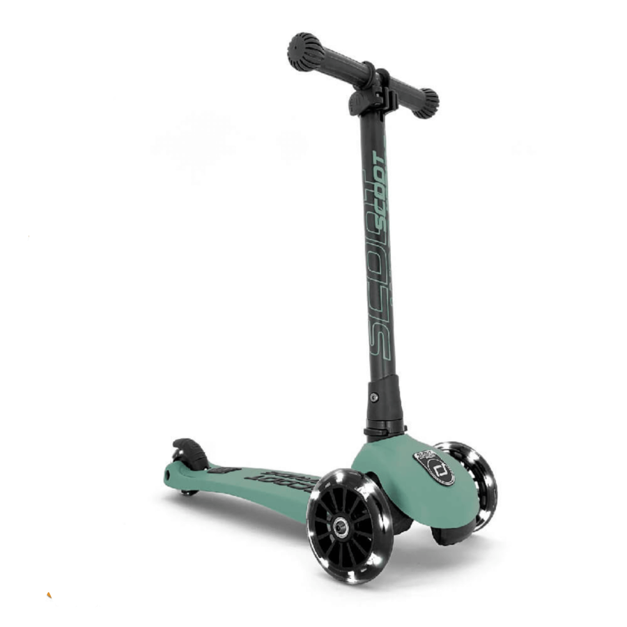 Highwaykick 3 LED Hulajnoga składana ze świecącymi kółkami 3+ Forest / Scootandride