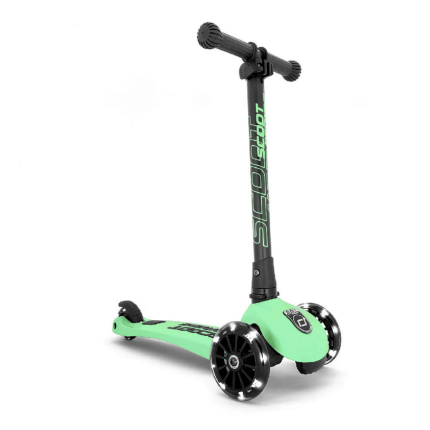 Highwaykick 3 LED Hulajnoga składana ze świecącymi kółkami 3+ Kiwi / Scootandride