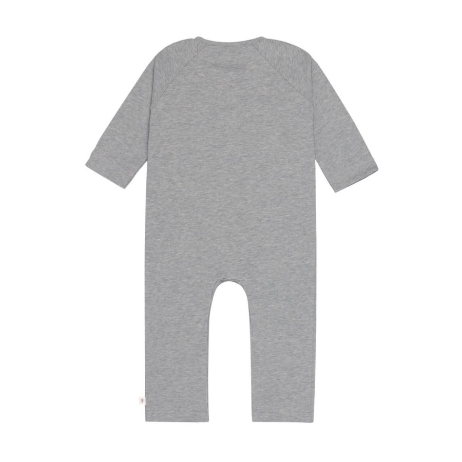 Kombinezon dziecięcy GOTS - heather grey melange / Lassig