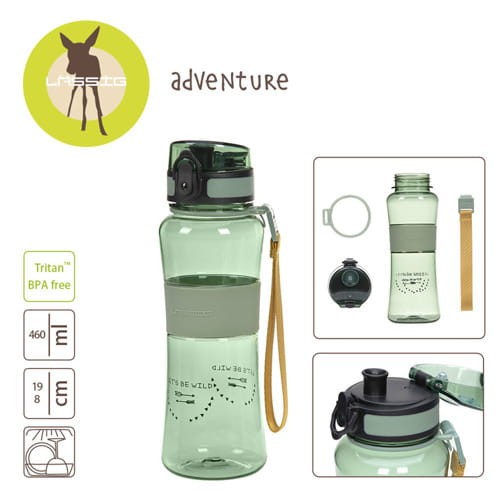 Butelka tritanowa bidon ze sportowym ustnikiem Adventure Boys / Lassig