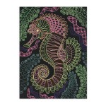 Kolorowanki z czarnymi kartkami i pisakami M Coralia / Nebulous Stars