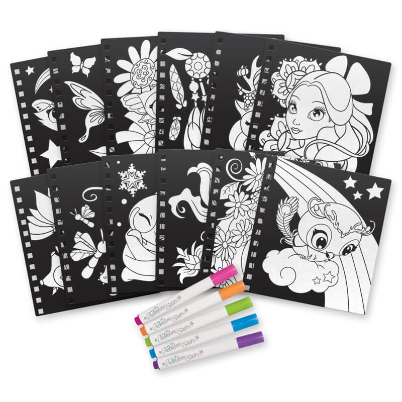 Kolorowanki dla dzieci – aksamitne z flamastrami S Orelia / Nebulous Stars