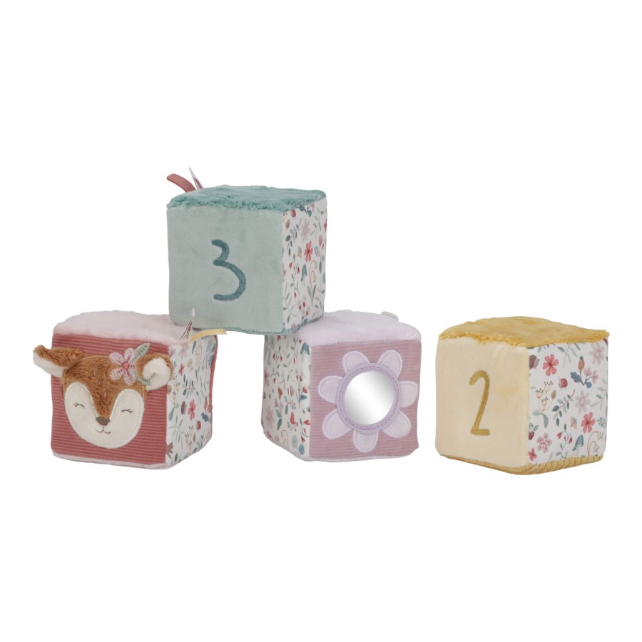 4 Miękkie kostki aktywizujące Fairy Garden / Little Dutch