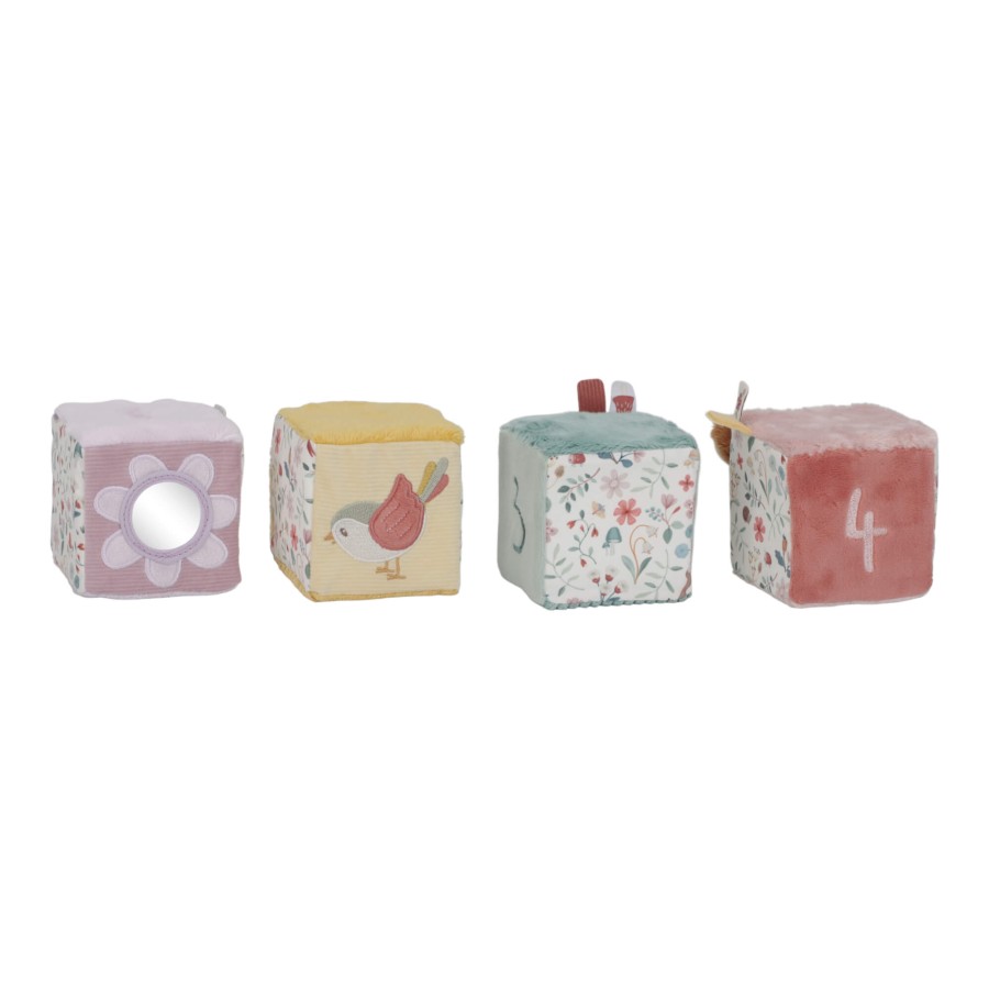 4 Miękkie kostki aktywizujące Fairy Garden / Little Dutch