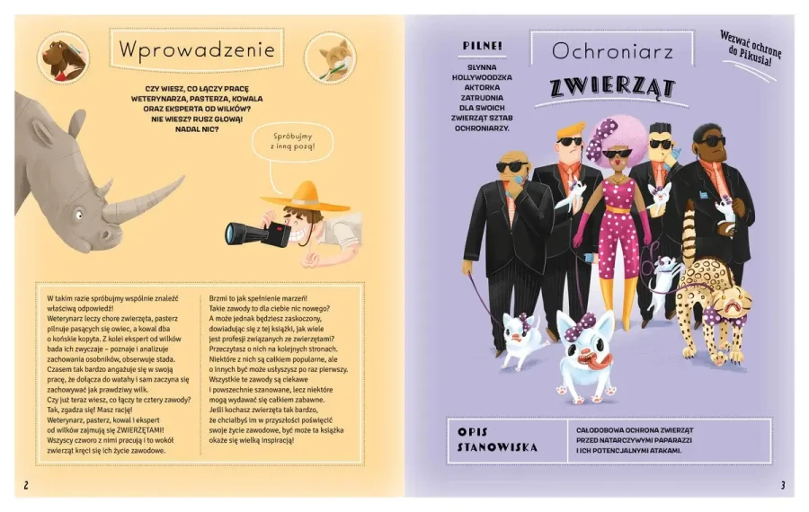 Kariera wśród zwierząt / Wydawnictwo Zielona Sowa