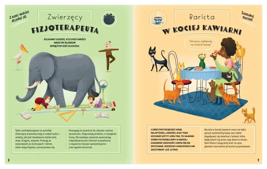 Kariera wśród zwierząt / Wydawnictwo Zielona Sowa