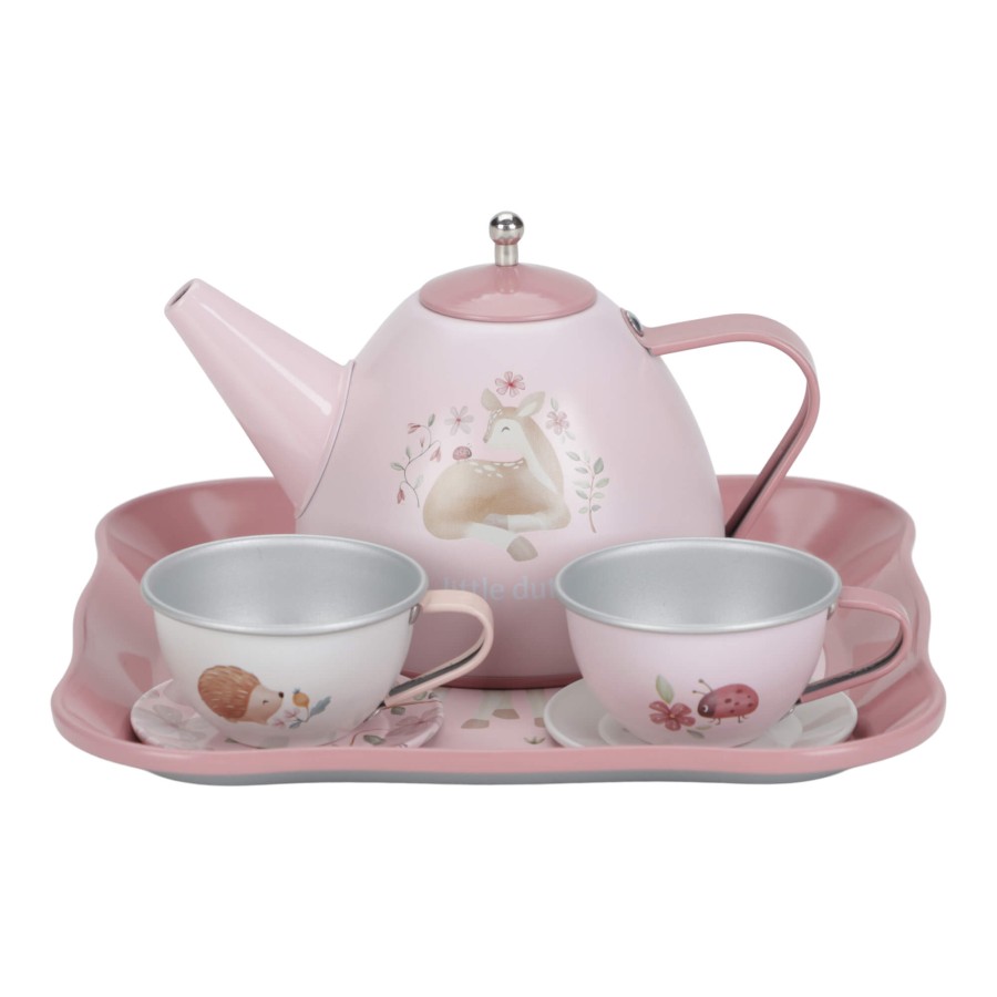 Zestaw do herbaty w walizeczce Fairy Garden / Little Dutch