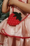 Torebka dziecięca koralikowa - Strawberry Rio Red / Konges slojd