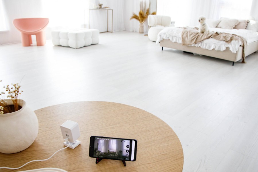 Kamera Wi-Fi Elektroniczna niania GIOsafety InnoCube – kamera monitorująca do użytku rodzinnego / InnoGIO