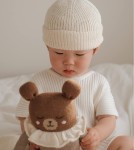 Duży dziergany miś z wełny alpaki - sienna pyjamas / Main Sauvage