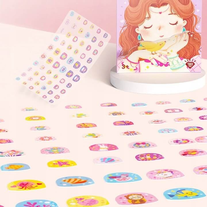 Naklejki na paznokcie Bling Bling - Przyjęcie herbaciane / Mideer