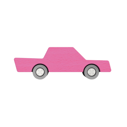 Drewniany samochodzik - Pink / WaytoPlay