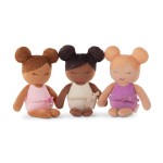 Doll Bundle - Trio laleczek kąpielowych z koszykiem / LullaBaby