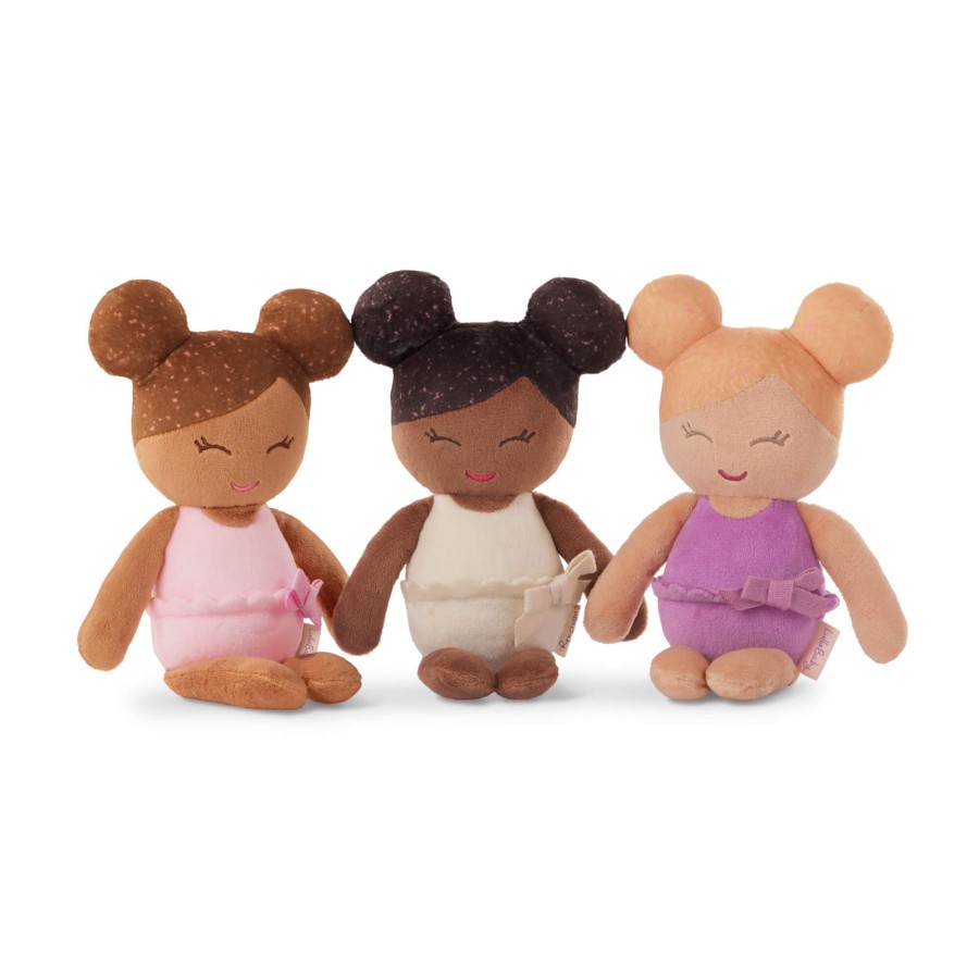 Doll Bundle - Trio laleczek kąpielowych z koszykiem / LullaBaby
