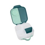 Zestaw Mini Lunchbox + Butelka tritanowa ze słomką 450 ml - Emerald Forest / B.box