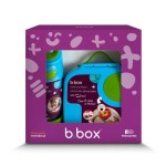 Zestaw Mini Lunchbox + Butelka tritanowa ze słomką 450 ml - Ocean Breeze / B.box