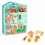 Magnetyczne puzzle DOMEK KOTKÓW / Djeco