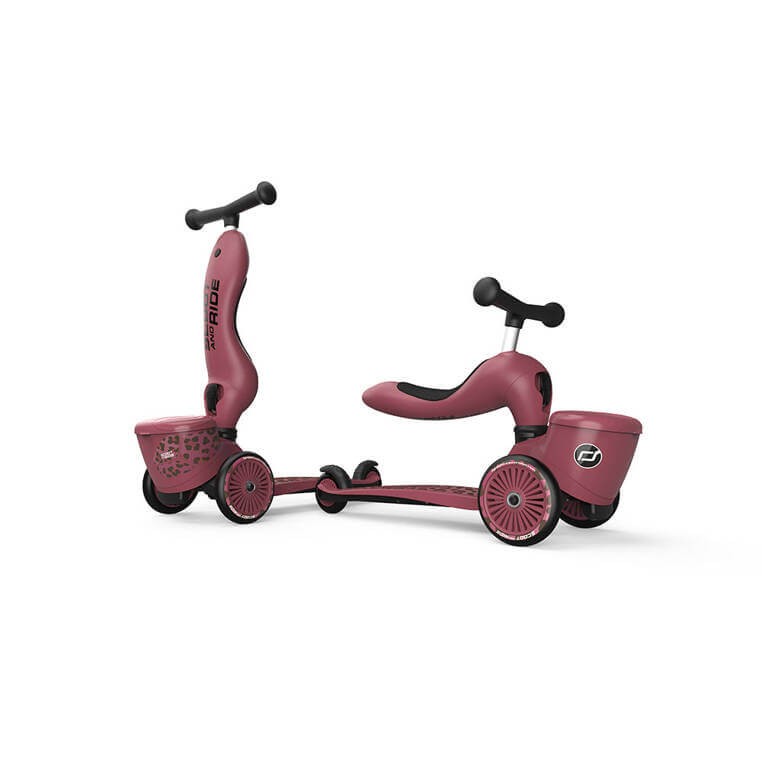 Highwaykick 1 Lifestyle 2w1 Jeździk i hulajnoga z zamykanym schowkiem 1-5 lat Wildcat / Scootandride