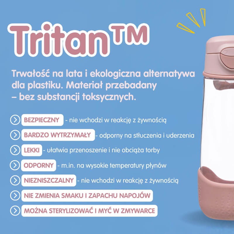 Sportowa butelka tritanowa - Blush Crush / b.box