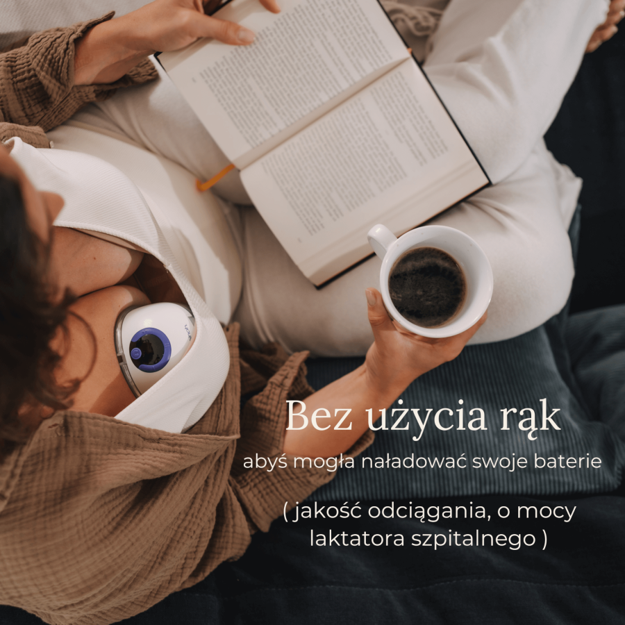 Laktator podwójny bezprzewodowy Hands-free / Lansinoh