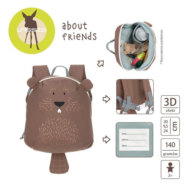 Plecak mini About Friends Bóbr / Lassig