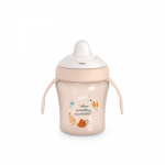 Kubek niekapek do nauki picia Wonderland 200 ml - różowy / Suavinex