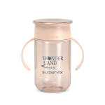 Kubek treningowy 360° Wonderland 340 ml - różowy / Suavinex