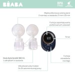 Laktator elektryczny podwójny 2x180 ml Night Blue / Beaba
