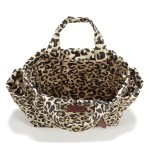 Organizer do wózka ortalion pikowany LEOPARD CREAM by Magdalena Lamparska / La Millou