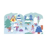 Książeczka do wyklejania z naklejkami Wieś 18m+ / Janod