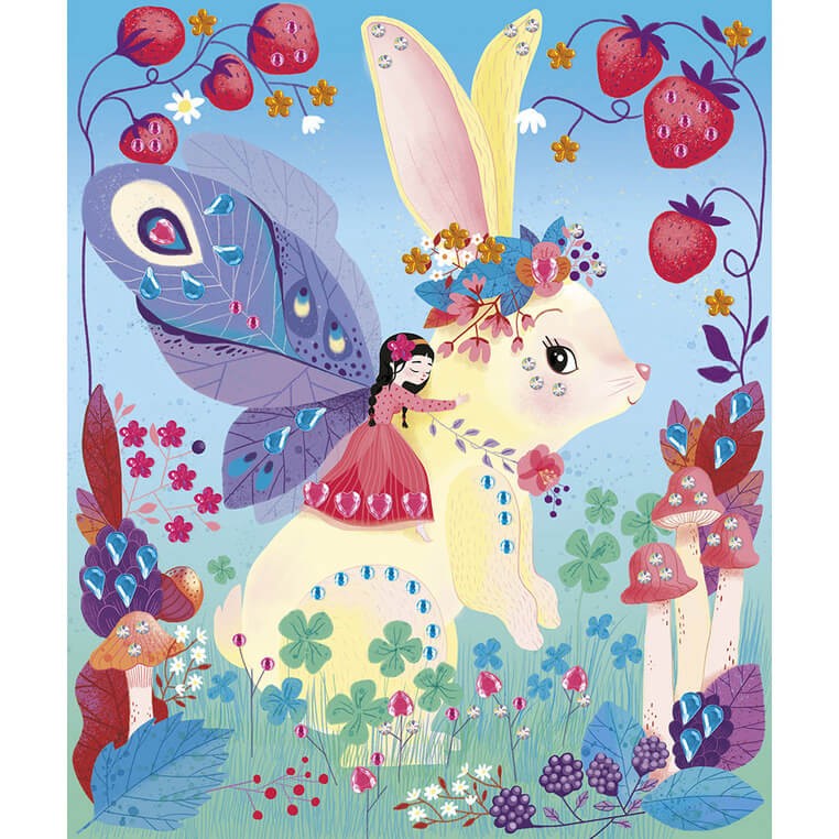 Zestaw artystyczny Czarodziejskie cyrkonie Wróżki Magic Fairies 5+ / Janod