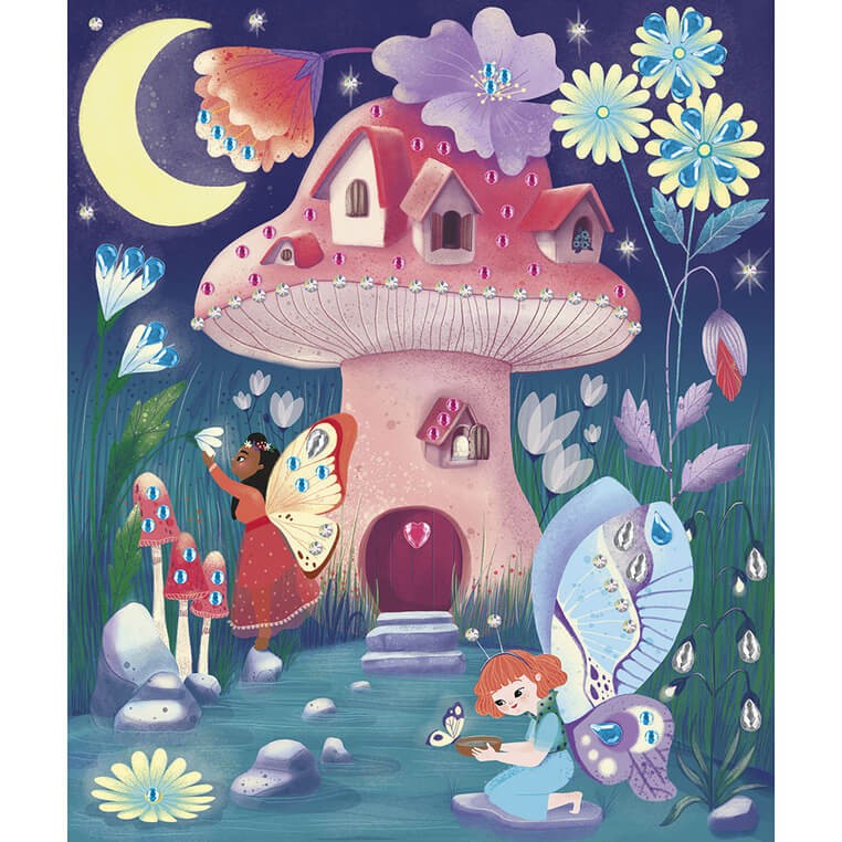 Zestaw artystyczny Czarodziejskie cyrkonie Wróżki Magic Fairies 5+ / Janod