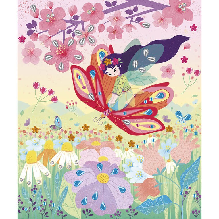 Zestaw artystyczny Czarodziejskie cyrkonie Wróżki Magic Fairies 5+ / Janod